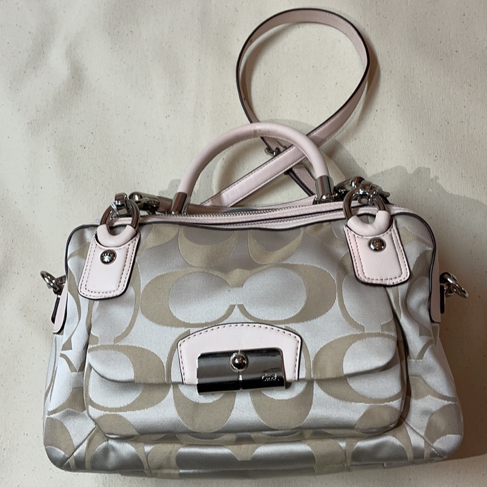 Coach Kristin Signature double zip satchel - Picture 2 of 9